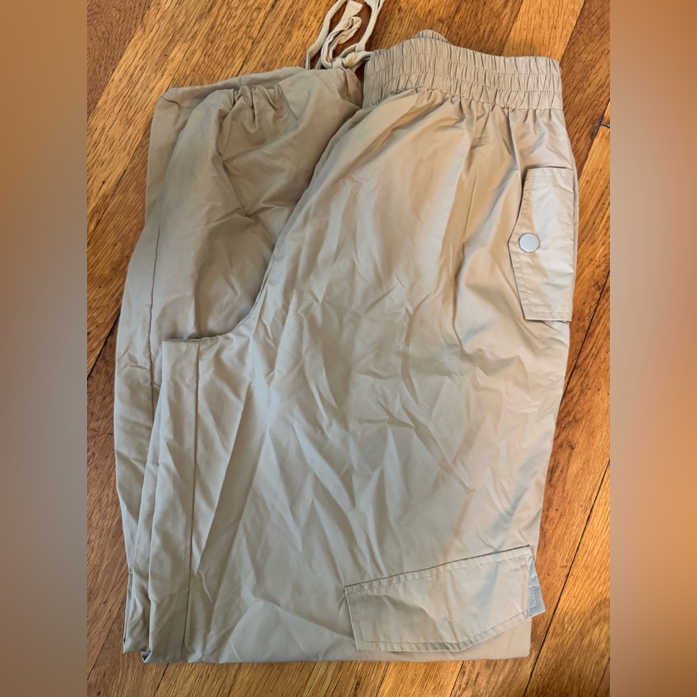 Casual Tan Cargo Joggers for Women